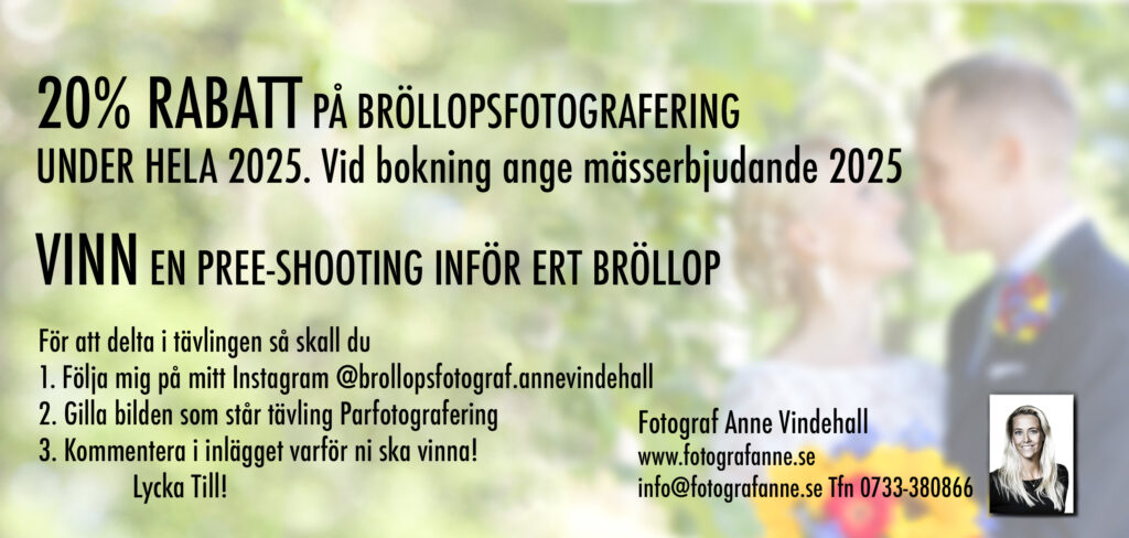 Bröllopsfotograf